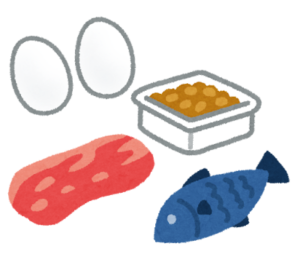 タンパク質を含む食材