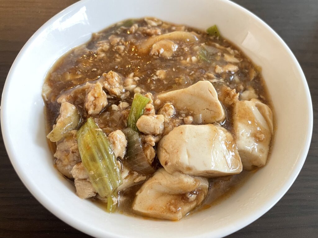 花椒を使った麻婆豆腐